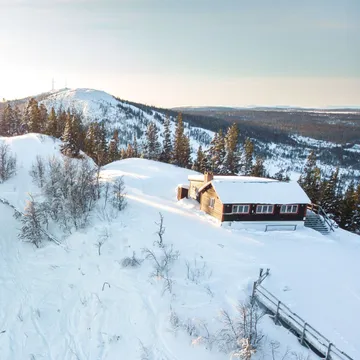 Tännäskröket alpin skidåkning i Funäsfjällen