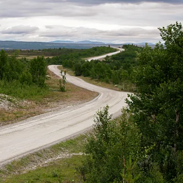 Cykla gravel över Flatruet