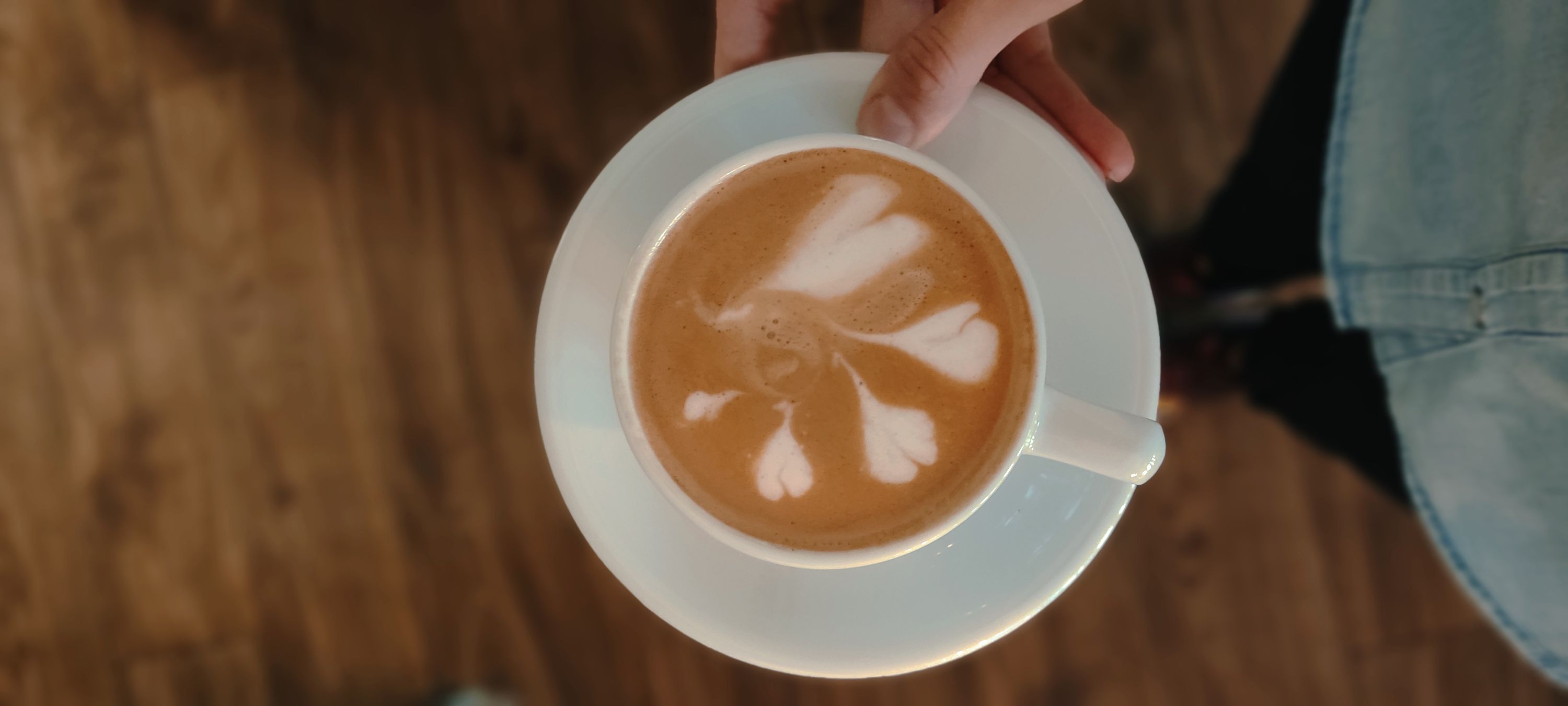 Kaffekopp med cappuccino